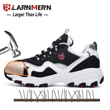 Load image into Gallery viewer, LARNMERN 2020 News Safety Shoes S3 SRC Professional Protection Comfortable Breathable Lightweight Steel Toe Anti-nail Work Shoes
